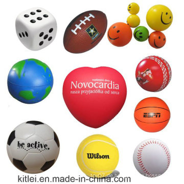 Beliebteste Werbe-PU-Schaum Stress Ball, PU Antistress Ball